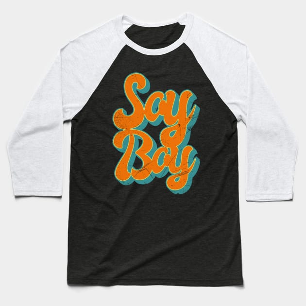 Soy Boy (v1) Baseball T-Shirt by bluerockproducts